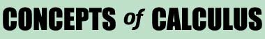 concepts of calculus workbooks