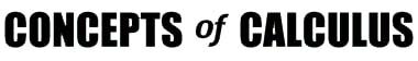 concepts of calculus workbooks